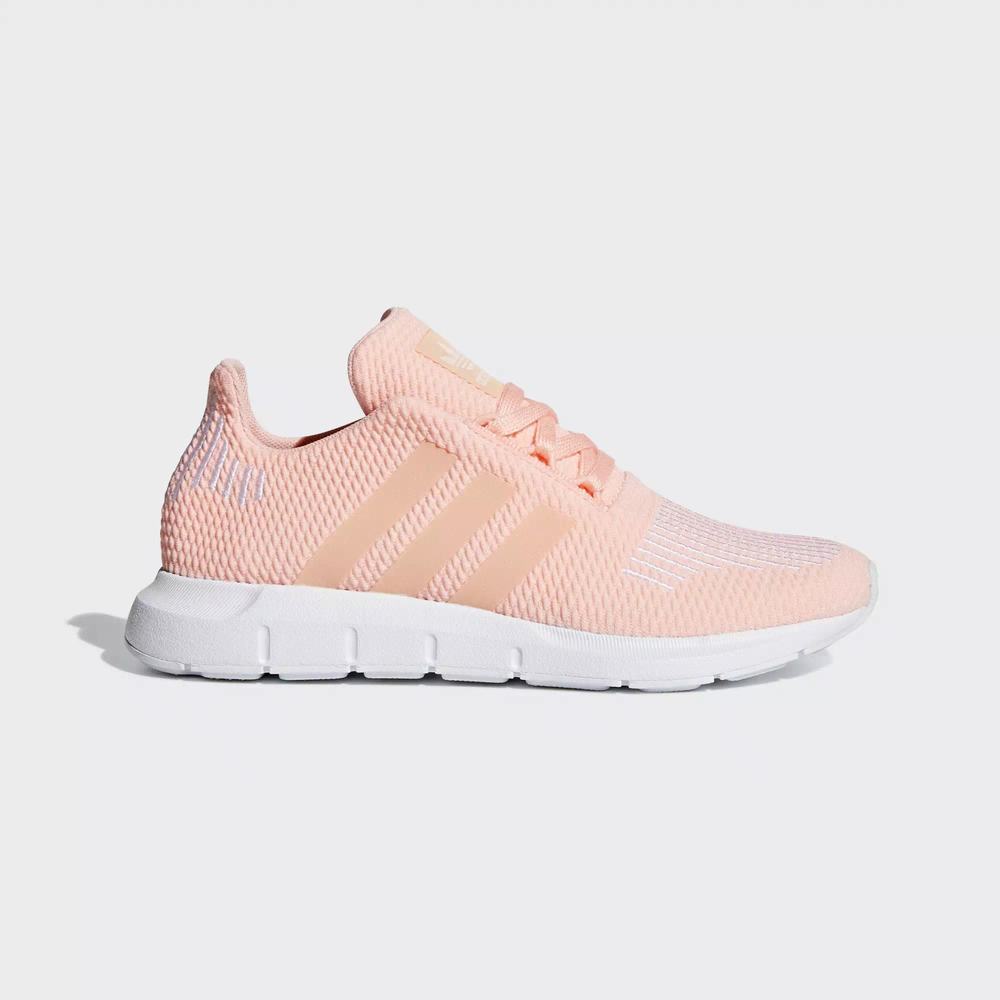 Adidas Swift Run Tenis Rosas Para Niña (MX-81429)